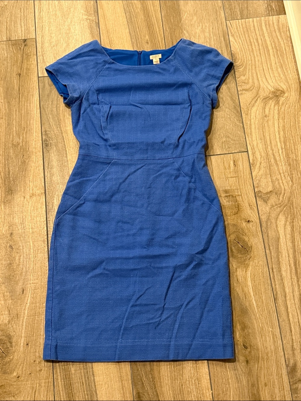 J. Crew Cobalt Blue Tailored Sheath Dress